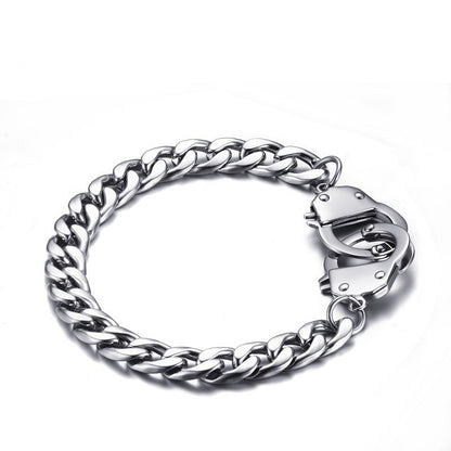 Stainless steel bracelet handcuffs | Decor Gifts and More