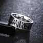 Stainless steel vintage titanium steel ring