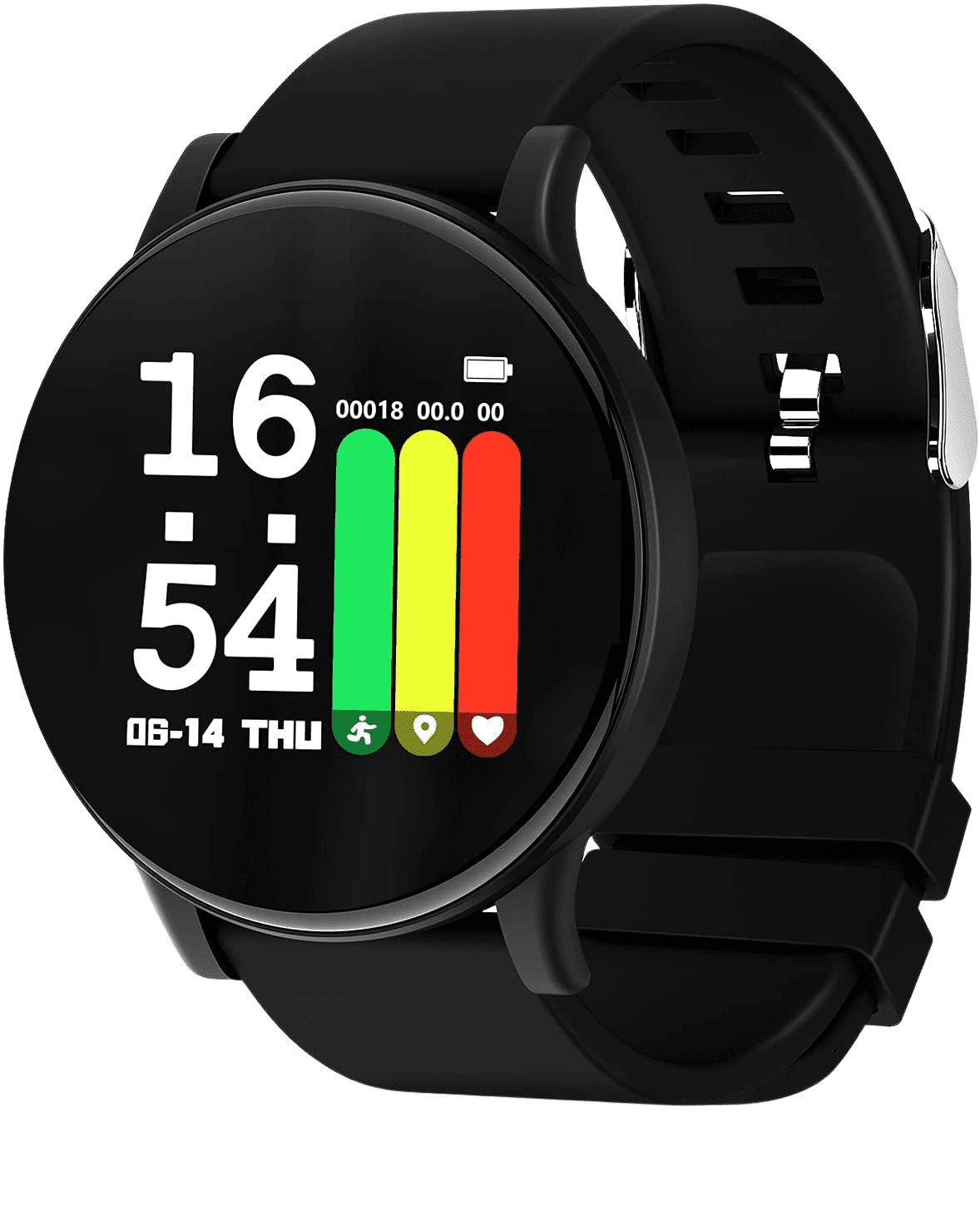 Smart Watch Fitness Tracker Temperature Monitor Sport Digital Watch 1.3 in with Heart Rate Sleep Monitor Step Counter IP67 Waterproof for Men Women - Home Decor Gifts and More