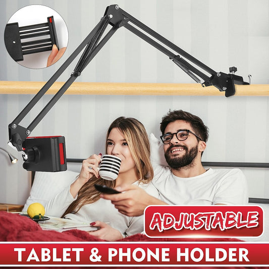 360 Rotating Flexible Long Arm Tablet Mobile Phone Holder Lazy Bracket Stand Metal Clamp Support | Decor Gifts and More