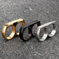 Two-finger Ring Stainless Steel Glasses | Decor Gifts and More