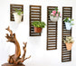 Solid Wood Hanging Wall Flower Pot Stand