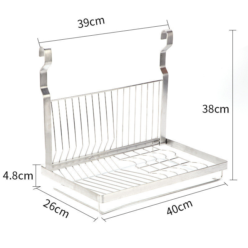 Stainless Steel Kitchen Organizer Multifunction Dish Drying Rack Wall Hanging Storage Holder Tableware Shelf Drainer 8 Types | Decor Gifts and More