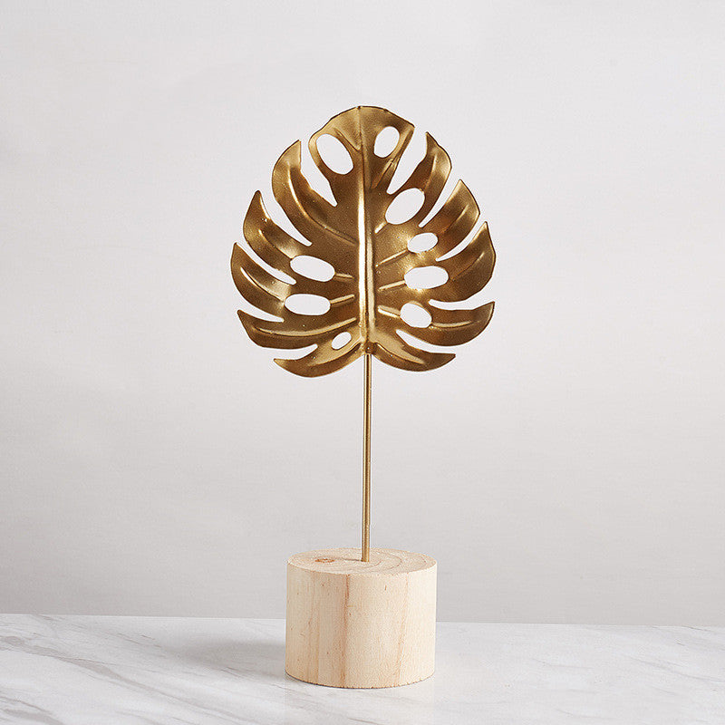 Iron Terrazzo Leaf Style Table Top Decoration | Decor Gifts and More