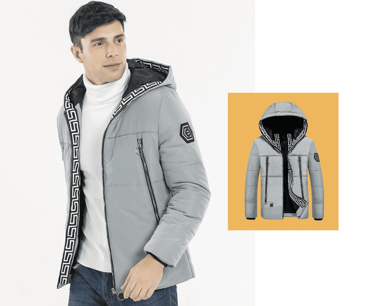 Heated cotton coat male | Decor Gifts and More