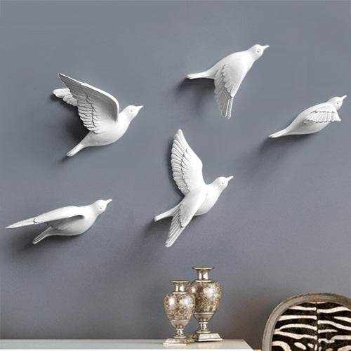 Perforation-Free Fashion Three-Dimensional Bird Mural Wall Sticker | Decor Gifts and More