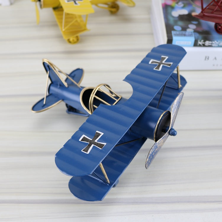 Vintage handmade wrought iron airplane model | Decor Gifts and More