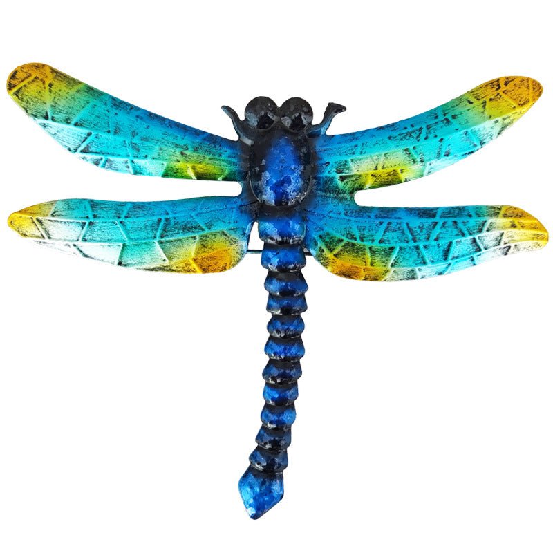 Creative Inkjet Wrought Iron Metal Dragonfly Wall Hanging | Decor Gifts and More