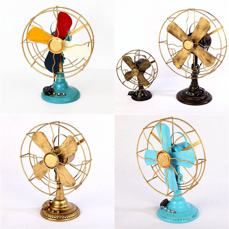 Wrought Iron Fan Creative Home Decoration Ornaments