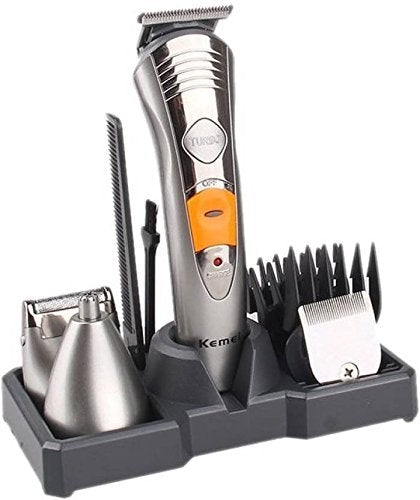 Kemei VKS522 High Precession 7 In 1 Grooming Kit Trimmer (Silver) - Home Decor Gifts and More