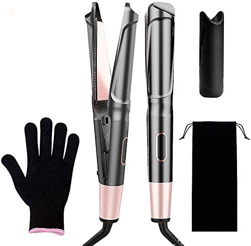 Professional Salon fast Heating 2 in 1 Titanium Ceramic  Hair Straightener | Curling Iron Hair Styling Tool - Home Decor Gifts and More