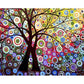 Colorful Tree - DIY Oil Painting on Canvas - Paint By Numbers | Decor Gifts and More