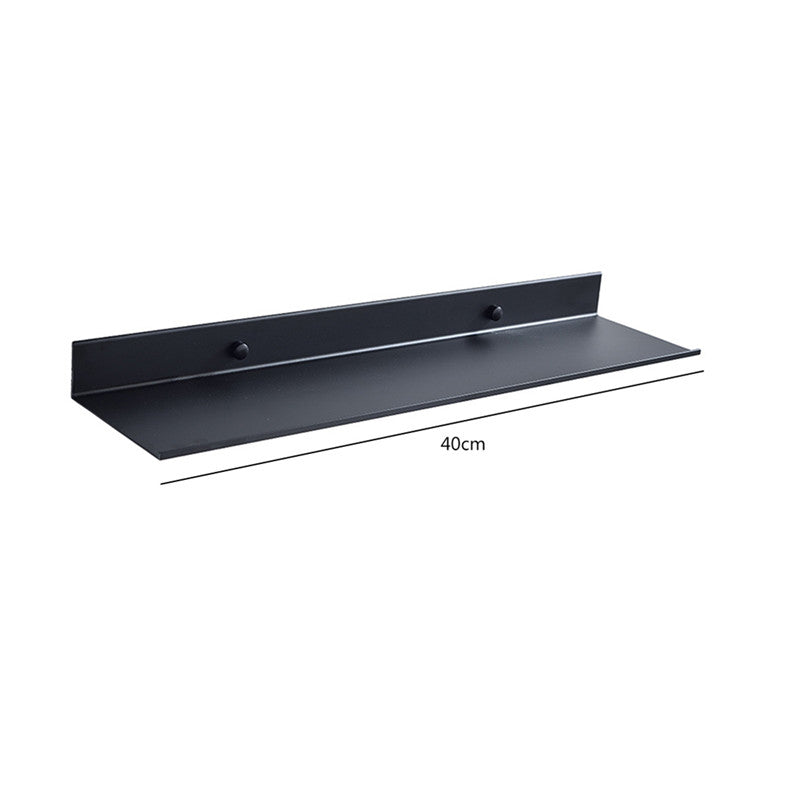 Black non-perforated bathroom shelf | Decor Gifts and More