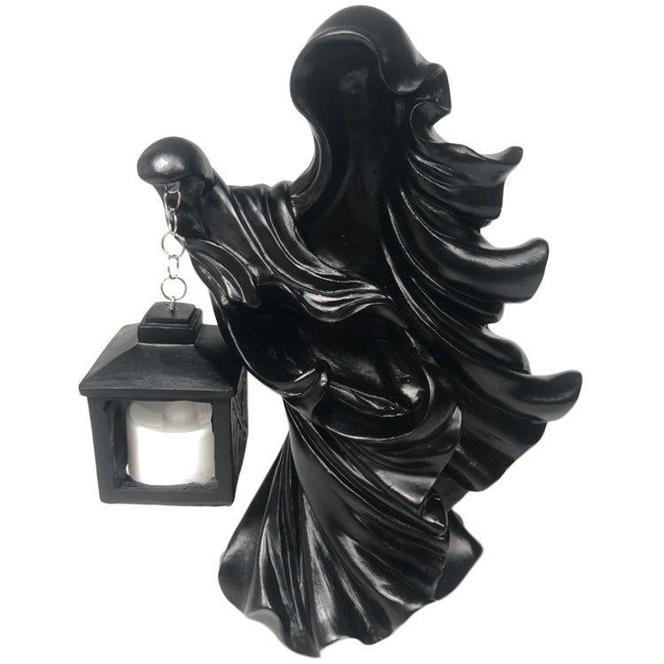 Lantern Halloween Resin Ornament Lantern Witch | Decor Gifts and More