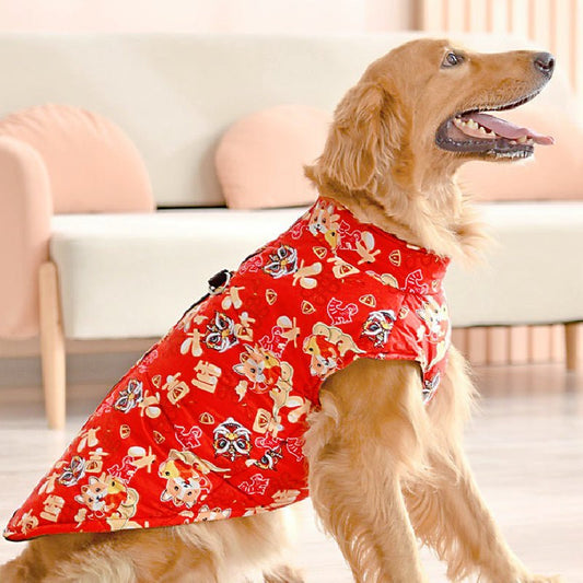 Christmas Hot-selling Dog Warm Cotton Clothes Vest | Decor Gifts and More