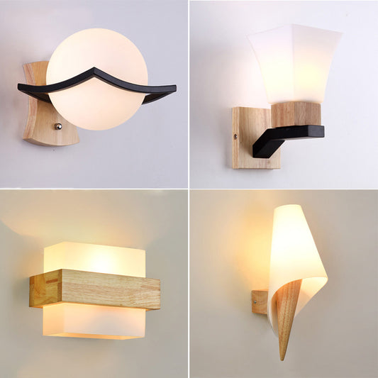 Modern creative household solid wood lamp | Decor Gifts and More