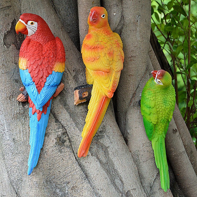 Wall Hanging Parrot Wall Tree Pendant Home Decoration | Decor Gifts and More