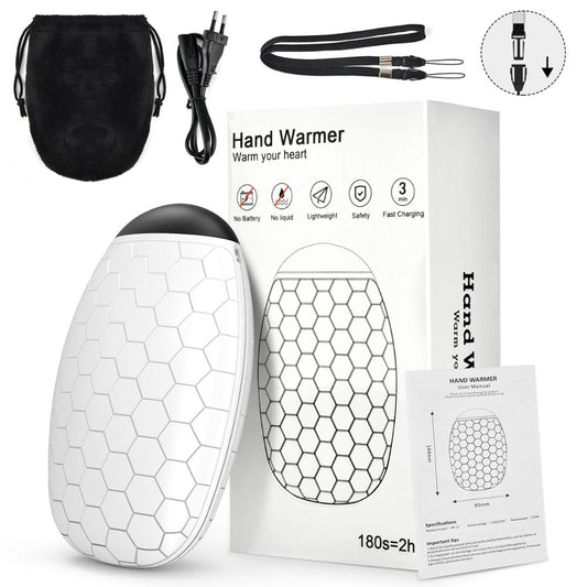 Rechargeable Hand Warmer Mini Portable Waterless Design | Decor Gifts and More