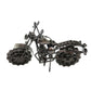 Motorcycle Model Home Office Decor Vintage Figurine Iron Motorbike Boy Toy