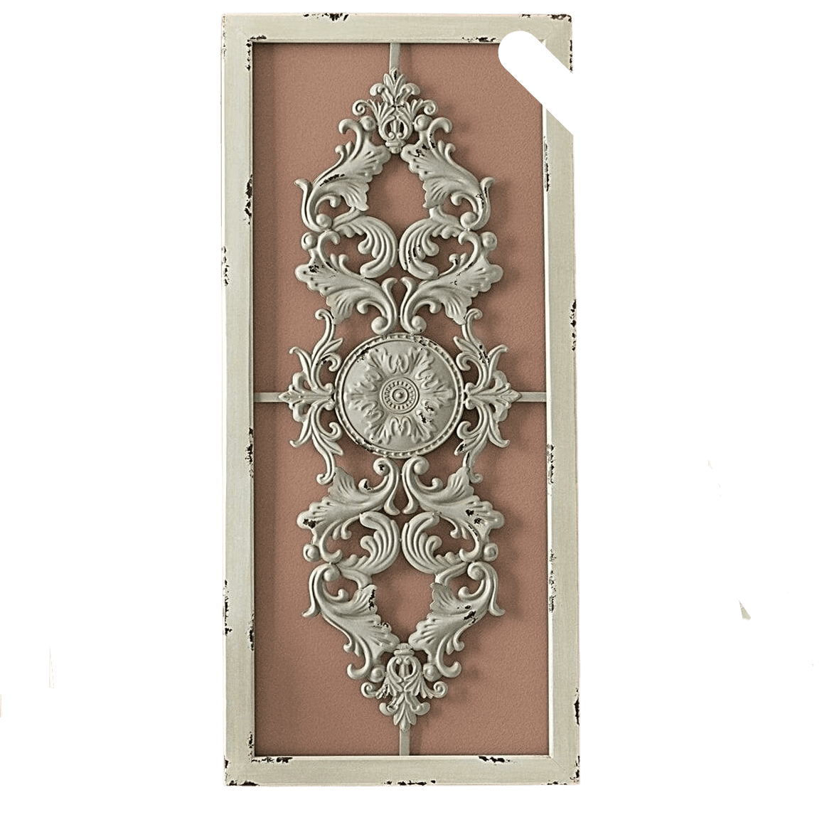 Vintage Scroll Panel Wall Decor Art Sculpture - Home Decor Gifts and More
