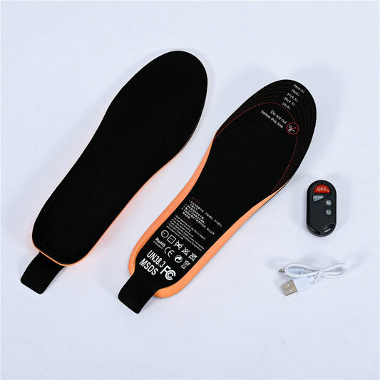 USB Heated Shoe Insoles with Remote Control 3.7V 2100MA Feet Warm Sock Pad Mat Electrically Heating Insoles Electric Heater Pads | Decor Gifts and More