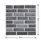 Creative Self Adhesive Retro Brick 3D Stereo Wall Sticker