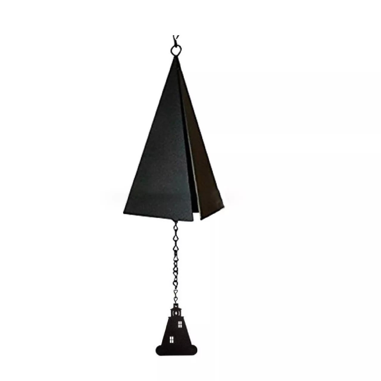 Creative Wrought Iron Triangle Wind Chime Pendant