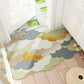 household dirt-resistant silk circle carpet porch anti-skid door mat
