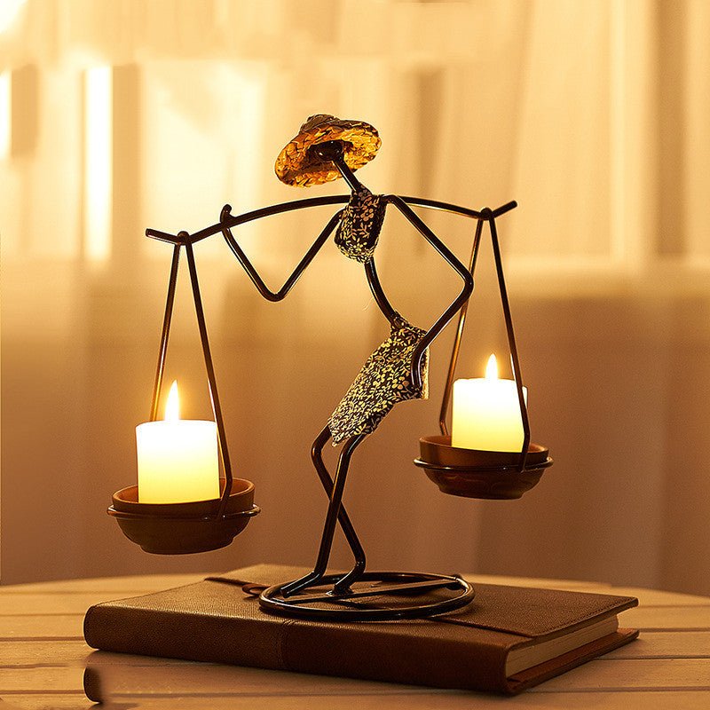 Wrought iron candlestick | Decor Gifts and More