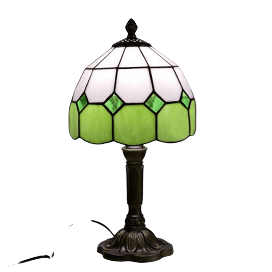 Retro Table Lamp Stained Glass Mediterranean Art Desk Lamp Bedroom Hotel Decor  Table Lamp Bedside Study Night lamp | Decor Gifts and More