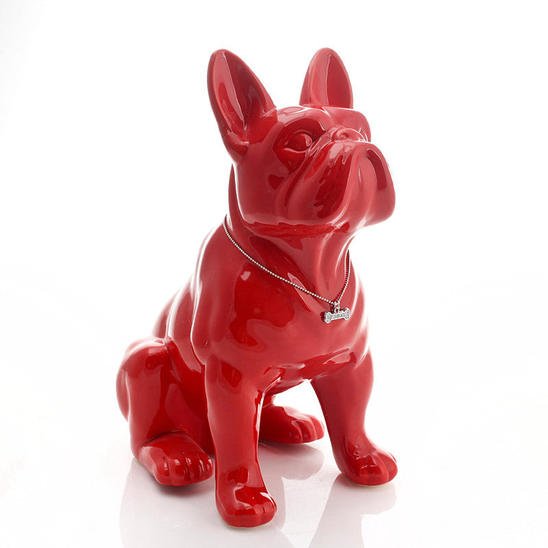 Art sculpture ceramic dog | Decor Gifts and More