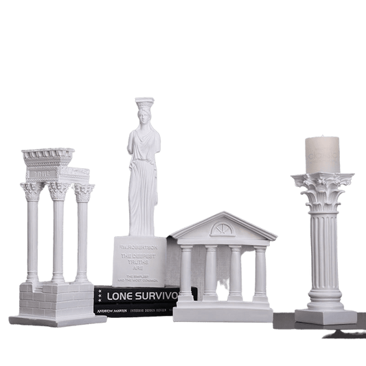 Ancient Rome Architectural Greek Temple Sculptures - Home Decor Gifts and More