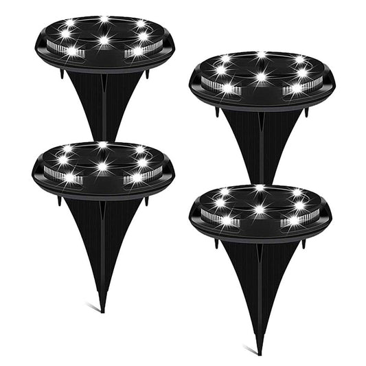 4pcs Solar LED Ground Light Outdoor Waterproof Garden Pathway Road Stairs Decking Light Buried Stair Lamp Solar Lawn Lamp | Decor Gifts and More