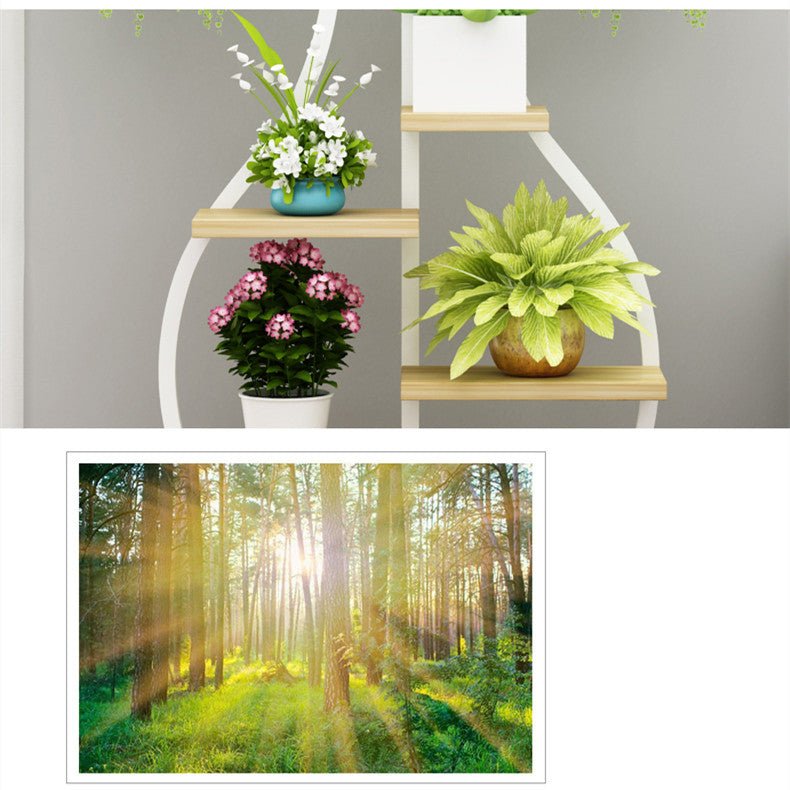 Green Dill Flower Rack Balcony Shelf Floor-to-ceiling | Decor Gifts and More