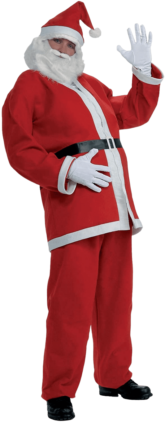 Forum Novelties Simply Santa Costume, White/Red | Decor Gifts and More