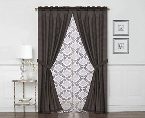 95" Window Curtain Panel 6-Piece Set - Home Decor Gifts and More