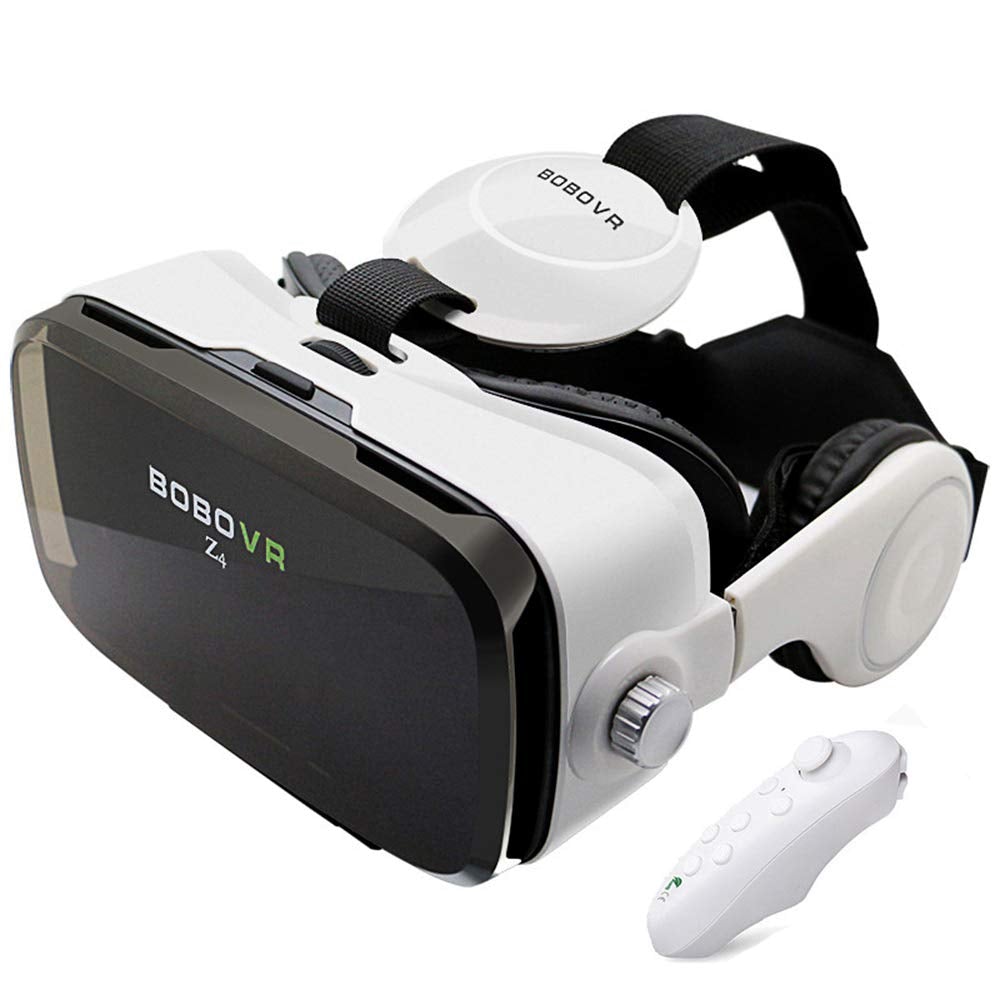 Z4 Virtual Reality Headset, 3D Glasses 120°FOV Adjustable Focal Length Stereo Headphone VR for 4.0-6.0 inch Smartphone - Home Decor Gifts and More