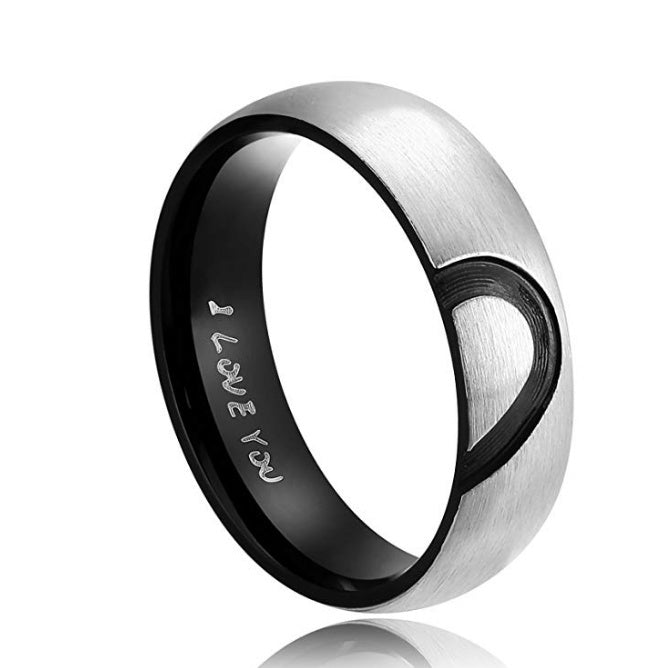 Stainless steel frosted ring | Decor Gifts and More