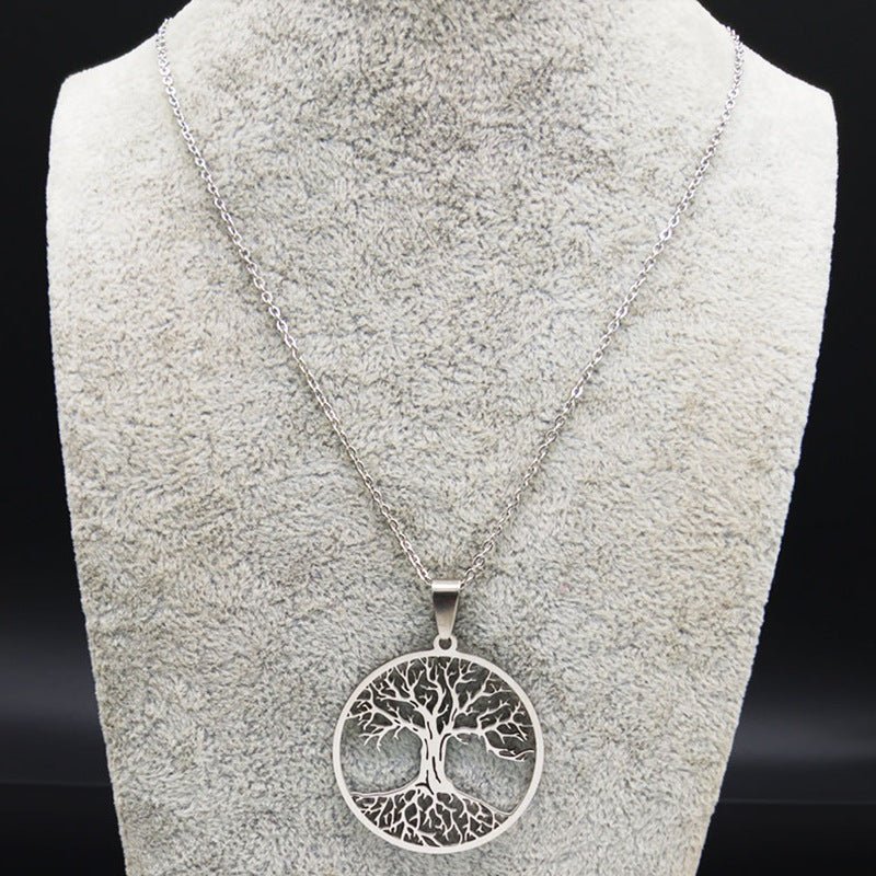 Women's Tree Of Life Stainless Steel Necklace | Decor Gifts and More