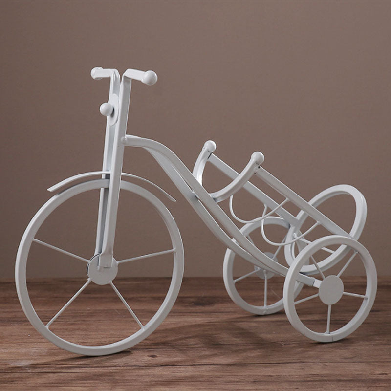 Creative wrought iron metal tricycle wine rack decoration | Decor Gifts and More