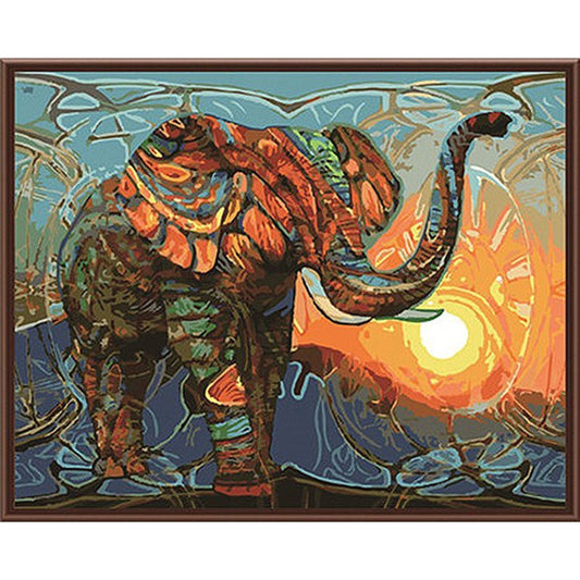 pictures by numbers diy Color Elephant Home Decor Modular painting by numbers on canvas 2021 new drop shipping | Decor Gifts and More