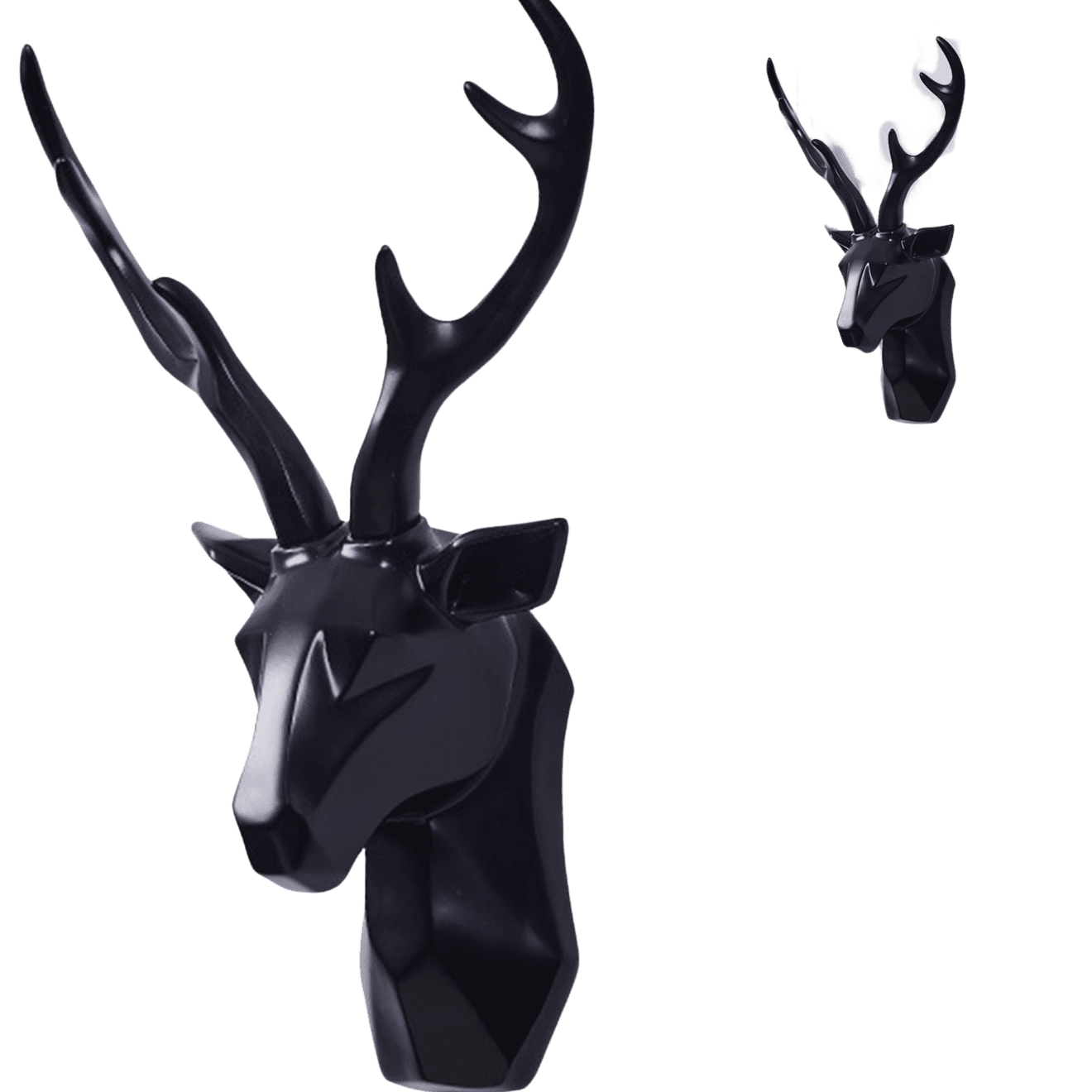 72 inch modern european 3d deer head bust statue