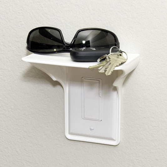 Ultimate Outlet Shelf Easy Installation Wall Outlet Shelf Power Perch Shelf Storage Hold