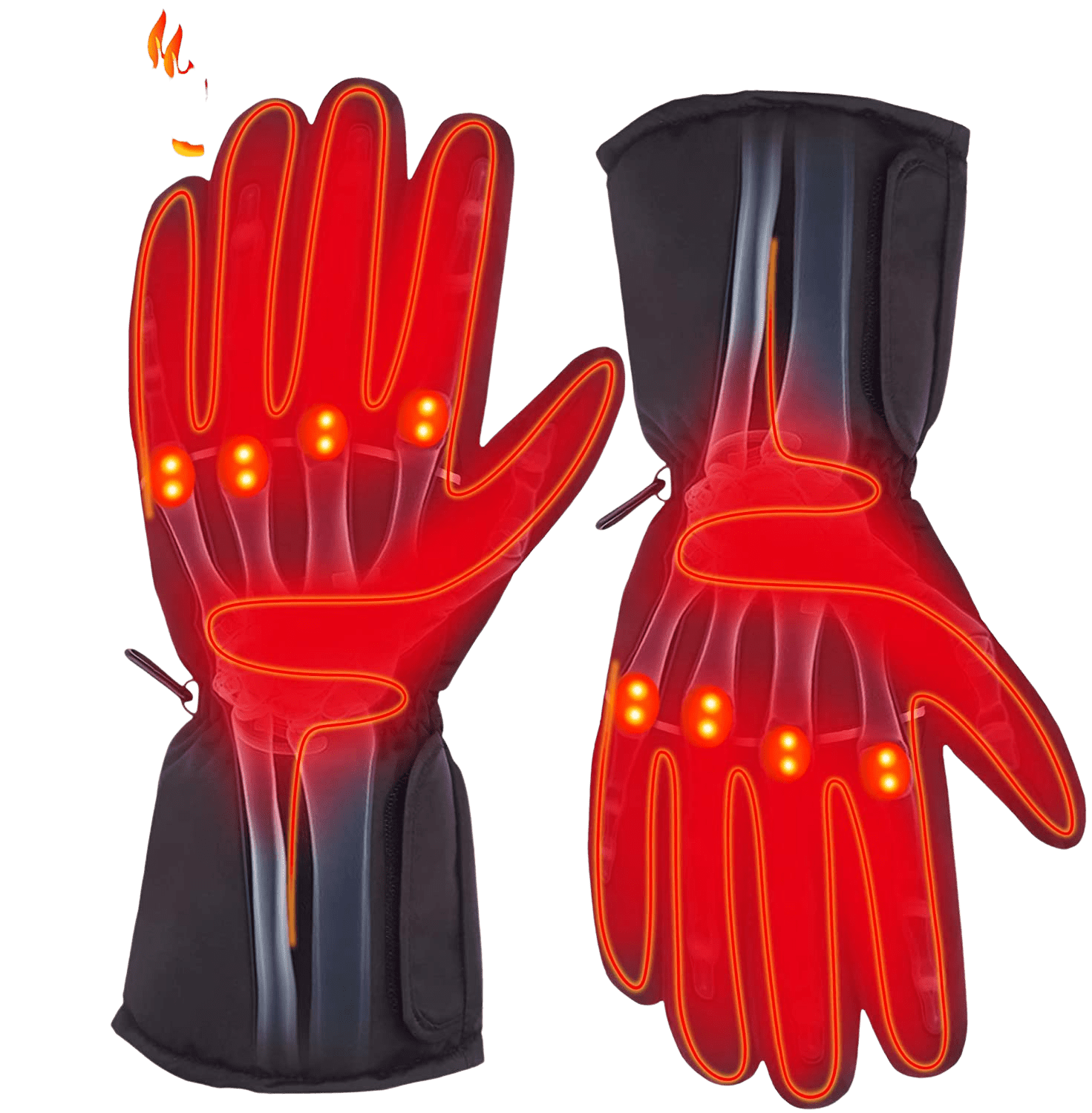 Rechargeable Electric Battery Heated Gloves Battery Powered Hand Warmers - Home Decor Gifts and More