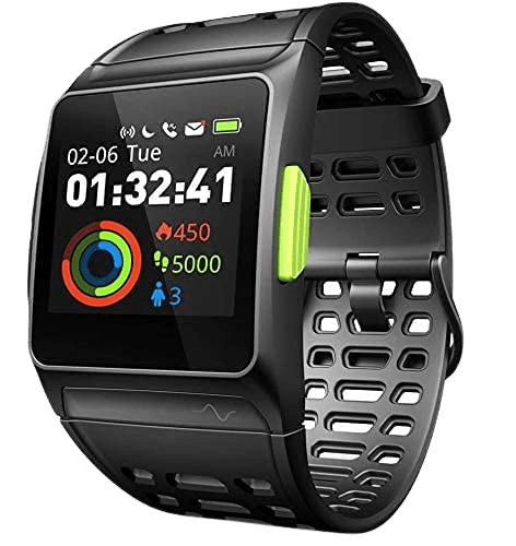 Waterproof Smart Watch, Fitness Tracker with Heart Rate Monitor Built-in GPS - Home Decor Gifts and More