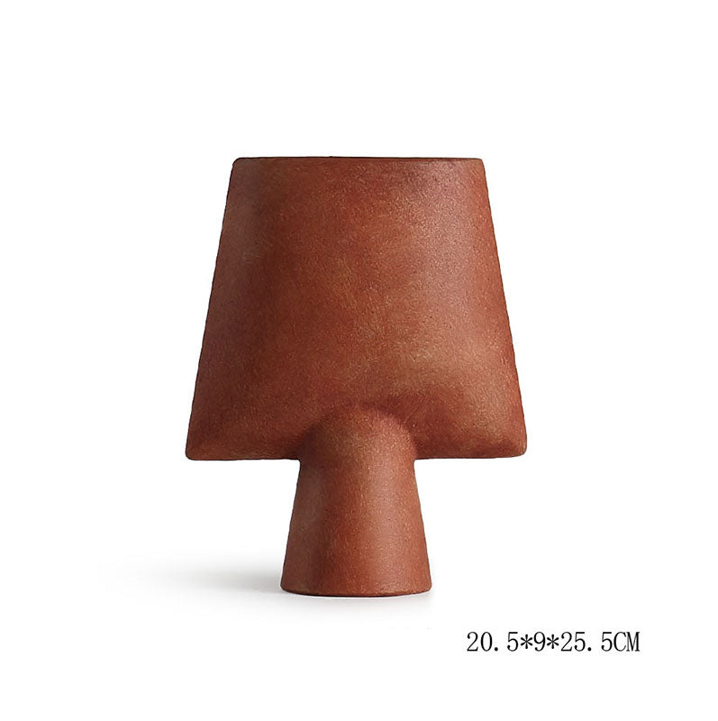 Geometric Ceramic Vase Shaped Combination Desktop Decoration Ornament | Decor Gifts and More