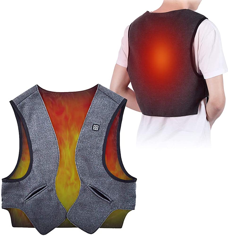 Winter Heating Vest Electric Heated Warm Waistcoat Fishing Snow Jacket - Home Decor Gifts and More