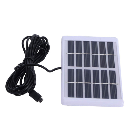 Solar Panel,1.2W 6V Solar Panel with Mini USB Port Polycrystalline Silicon Solar Charging Board - Home Decor Gifts and More