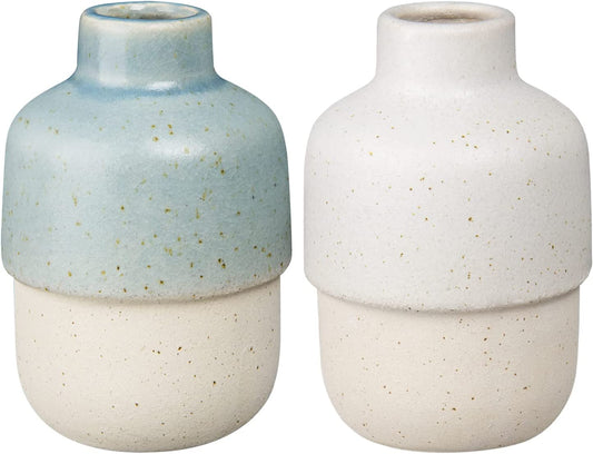 Premium Hand-Crafted Ceramic Vase  Set Modern Farmhouse Decor - Home Decor Gifts and More