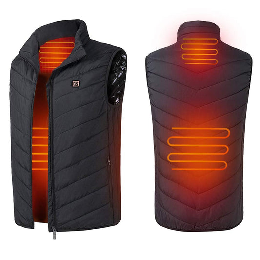 XL-XXXL  Electric Heated Vest Hoodie for Men and Women Lightweight Heating Clothes Adjustable USB Sports Waistcoat Jacket - Home Decor Gifts and More